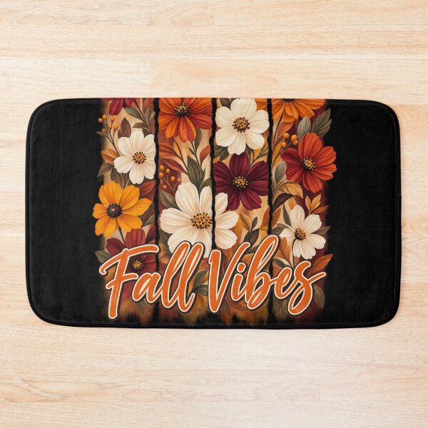 Item preview, Fall Vibes Typography Floral Brushstroke Autumn Leaves Graphic designed and sold by PACS0011.