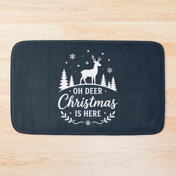 Item preview, Oh Deer Christmas Is Here – Funny Reindeer Holiday Art designed and sold by Tklezardesigns.