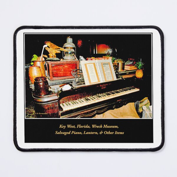 Item preview, Key West, Florida, Wreck Museum, Salvaged Piano, Lantern, et al designed and sold by AMacGPhilly.