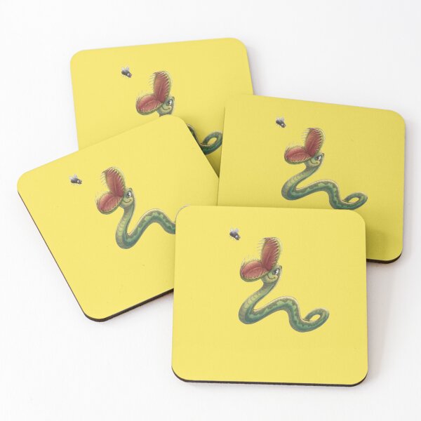 Item preview, Confused Snake with Venus Flytrap Funny Botanical Parody designed and sold by AfresStudio.