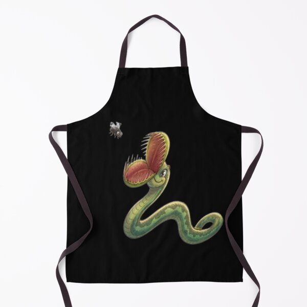 Item preview, Confused Snake with Venus Flytrap Funny Botanical Parody designed and sold by AfresStudio.