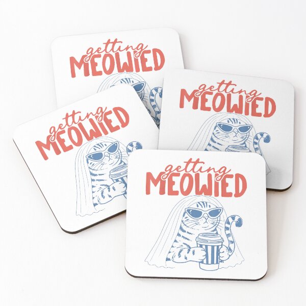 Item preview, Getting Meowied Cat Wedding Humor designed and sold by OddPopARt.
