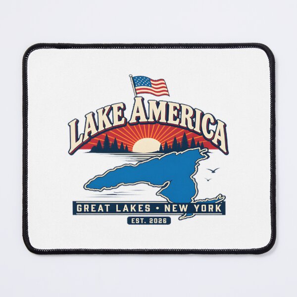 Item preview, Lake America Scenic Landscape Nature Art | ⭐⭐⭐⭐⭐ Best Seller designed and sold by HMshopful.