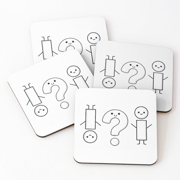 Item preview, cute question mark signs designed and sold by Rockveil Co..
