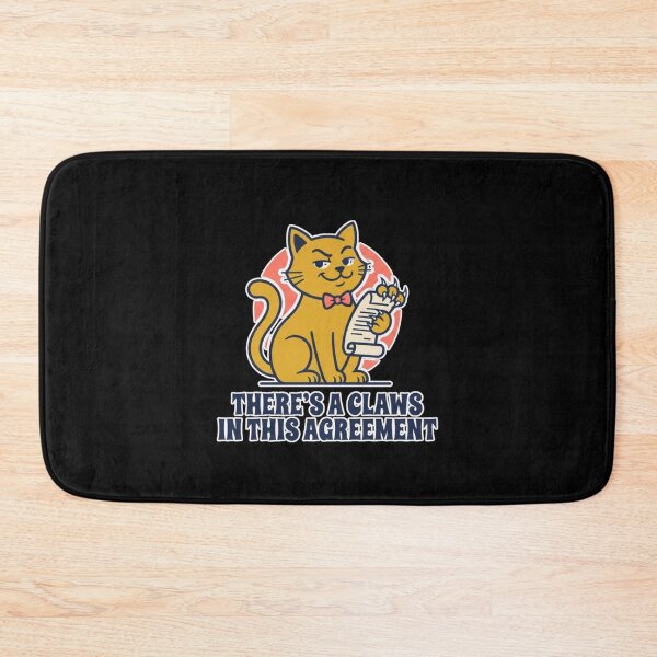 Item preview, There's a Claws in This Agreement - Funny Cat Pun Lawyer Quote designed and sold by Cust-tshirts.