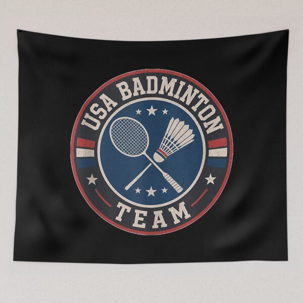 Item preview, USA Badminton Team Racket Shuttlecock Player designed and sold by PhocoNibict.