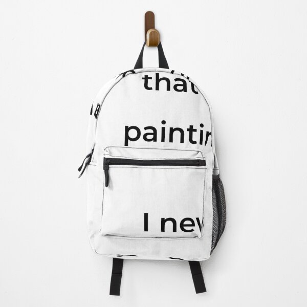 Item preview, “I never saw that you did painting need,” - print black designed and sold by ariksworld.