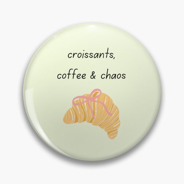 Item preview, Coquette Croissant Pink Ribbon Cute French Pastry designed and sold by My Gluten Free Life UK.