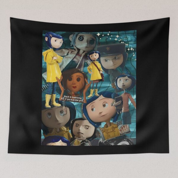 Item preview, Coraline Movies Vintage Film Halloween designed and sold by RiosRickets.
