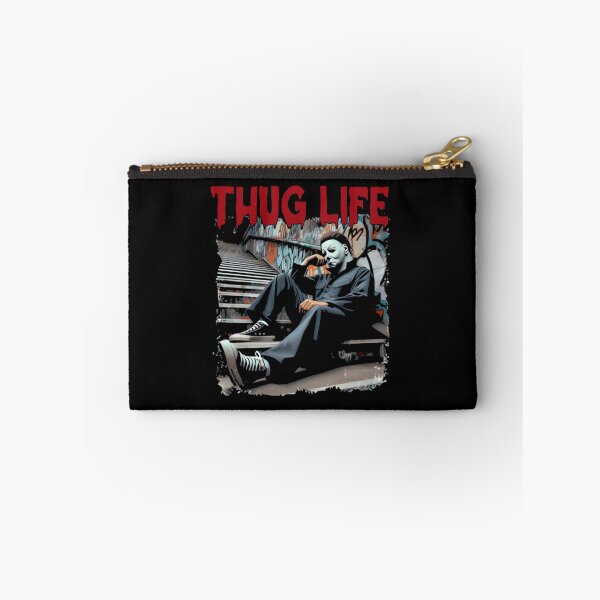 Item preview, Michael sitting on stairs with the text "THUG LIFE" designed and sold by Nightingale47.