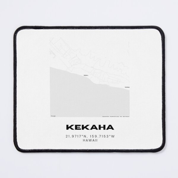 Item preview, Kekaha Kauai Map | Minimalist West Kauai Location Design designed and sold by RM-Journey.