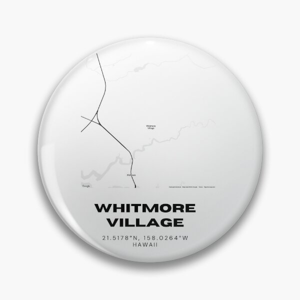 Artikelvorschau, Karte von Whitmore Village, Hawaii | Minimalistisches Standortdesign für Zentral-Oahu entworfen und verkauft von RM-Journey.