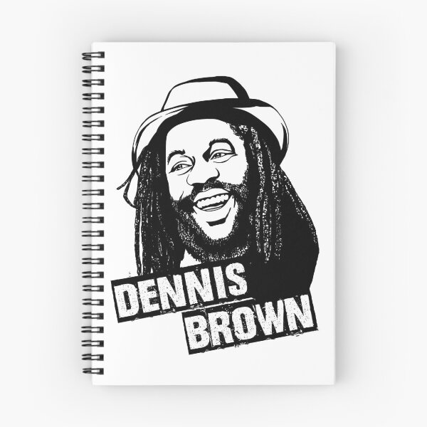 Item preview, Dennis Brown (en blanco y negro) designed and sold by MagicEyesOnly.