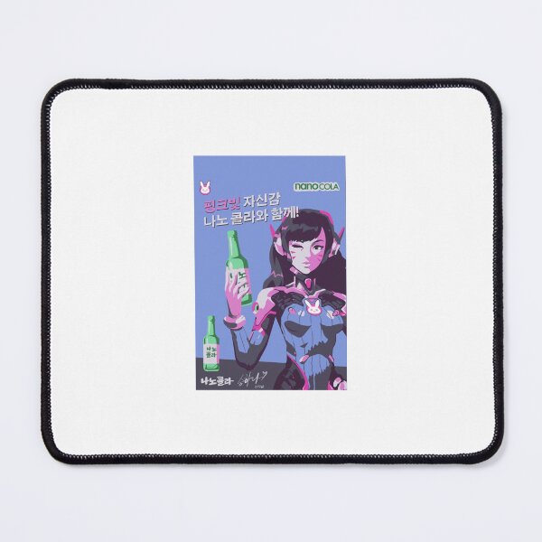 Item preview, DVA Nano Cola Poster Advertisement overwatch designed and sold by littlegrey777.