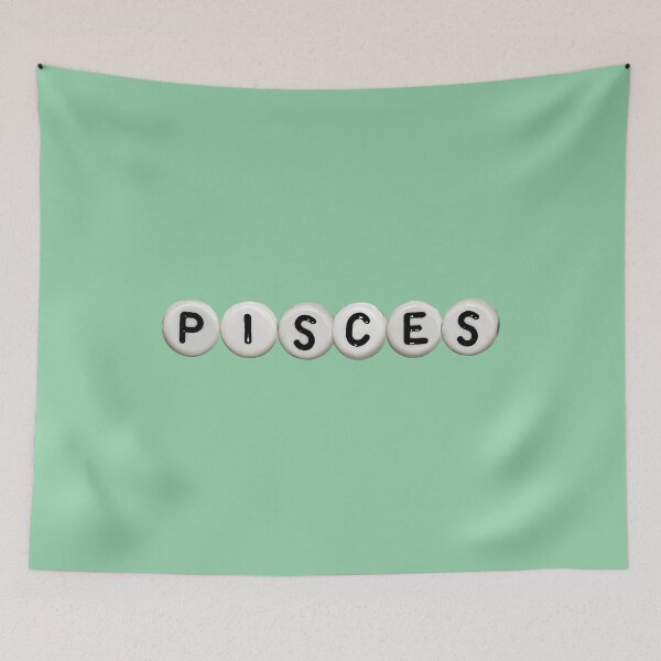 Item preview, Pisces Astrology Zodiac Sign Beads designed and sold by The Turquoise Brush.