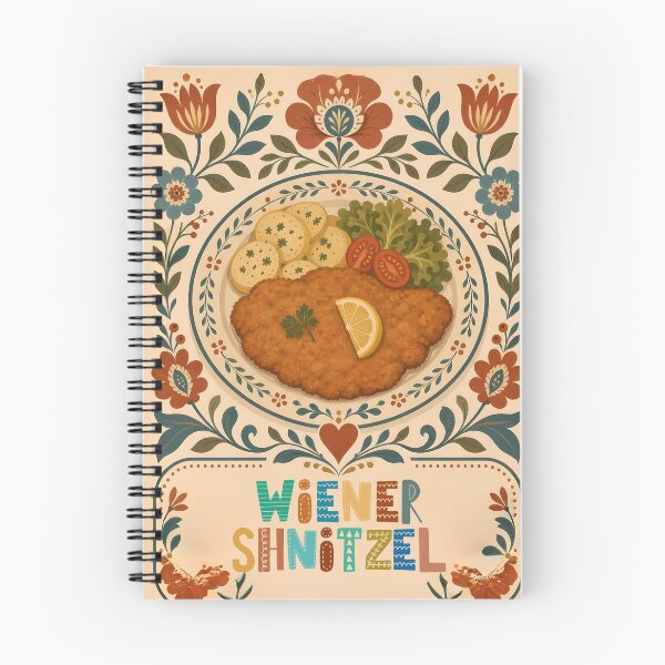 Item preview, Wall Art - Postcard - Wiener Schnitzel Folk Art Poster designed and sold by ForeverPrintsOK.