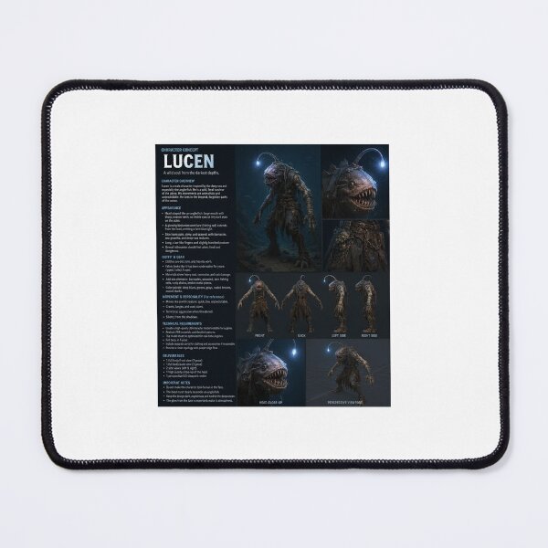 Item preview, LUCEN – Surreal Abyss Creature | Original Dark Fantasy Character designed and sold by PENNIQ.