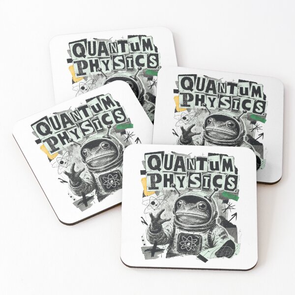 Item preview, Quantum Physics Frog Astronaut Collage  | Science Teacher Physics Major Space Toad Gift designed and sold by illeN-Art-World.