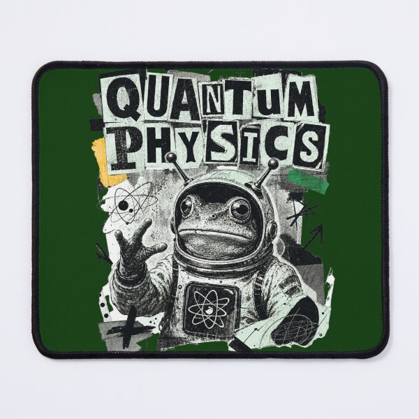 Item preview, Quantum Physics Frog Astronaut Collage  | Science Teacher Physics Major Space Toad Gift designed and sold by illeN-Art-World.