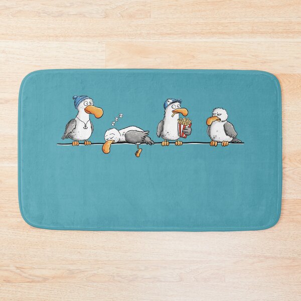 Item preview, Four cheeky seagulls on a wire designed and sold by modartis.