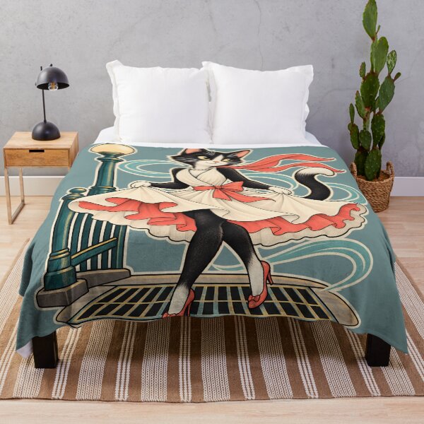 Item preview, Vintage Glamour Tuxedo Cat designed and sold by radiogalaxy.