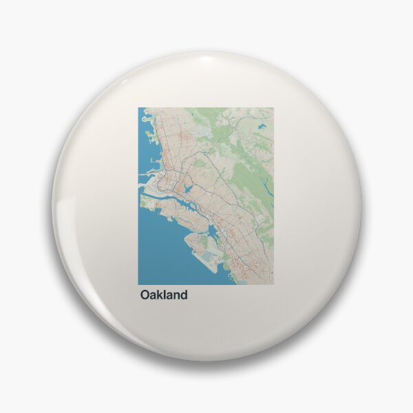 Item preview, Oakland Minimalistic Map Art designed and sold by MapsNerd.