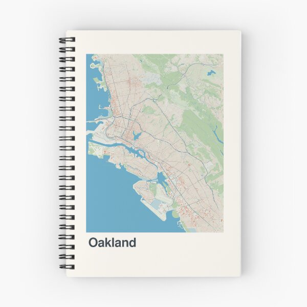 Item preview, Oakland Minimalistic Map Art designed and sold by MapsNerd.