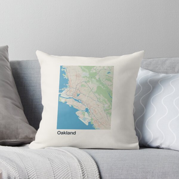 Item preview, Oakland Minimalistic Map Art designed and sold by MapsNerd.