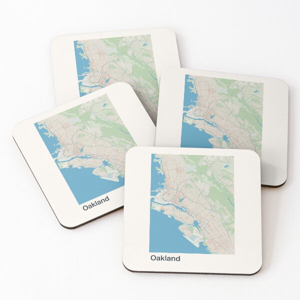 Item preview, Oakland Minimalistic Map Art designed and sold by MapsNerd.