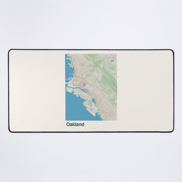 Item preview, Oakland Minimalistic Map Art designed and sold by MapsNerd.