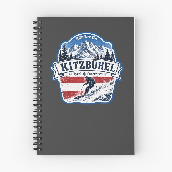 Item preview, Kitzbuhel Austria Tyrol Ski Sticker TShirt 05 designed and sold by OuterShellUK.