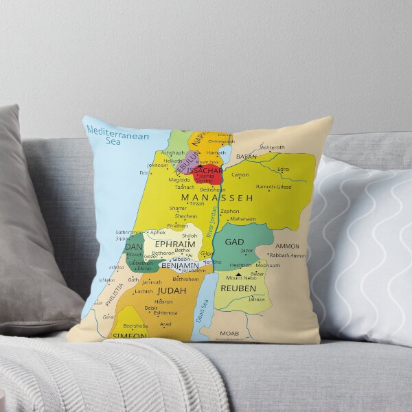 Item preview, Map of 12 Tribes of israel fr. 1200-1050 Book of Joshua Photographic  designed and sold by tvdlovership.