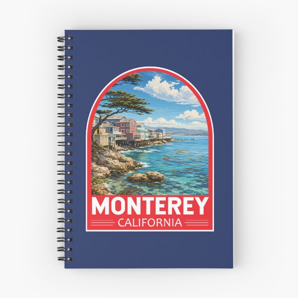 Item preview, Monterey California Travel Art Emblem designed and sold by KrisSidDesigns.