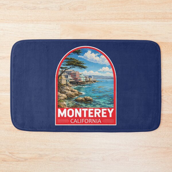 Item preview, Monterey California Travel Art Emblem designed and sold by KrisSidDesigns.
