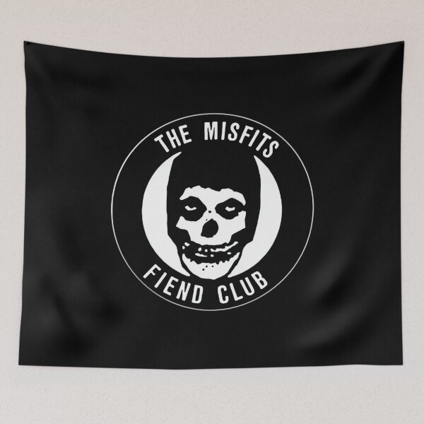 Item preview, The Misfits Fiend Club Outline Skull  designed and sold by Nightingale47.