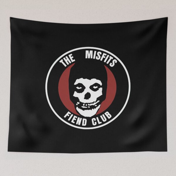 Item preview, Misfits Fiend Club Crimson Ghost Skull designed and sold by Nightingale47.