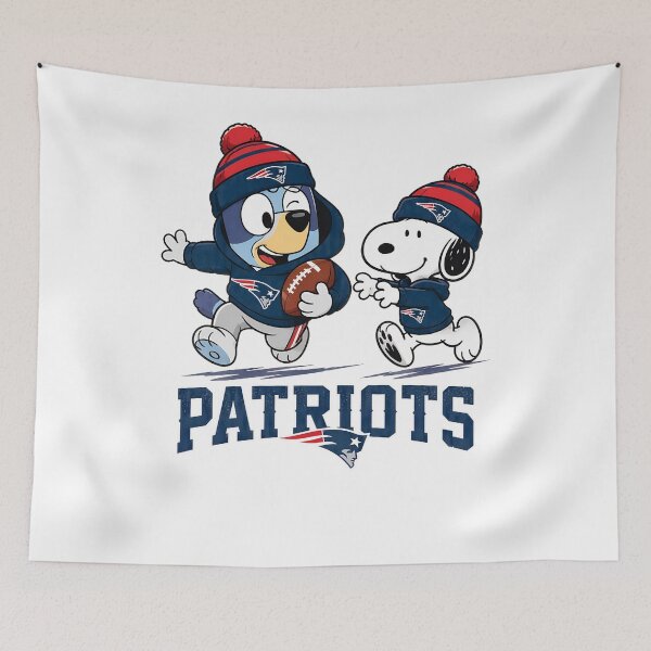 Item preview, Bluey Snoopy Patriotss Fist Bump Football designed and sold by visionnen.