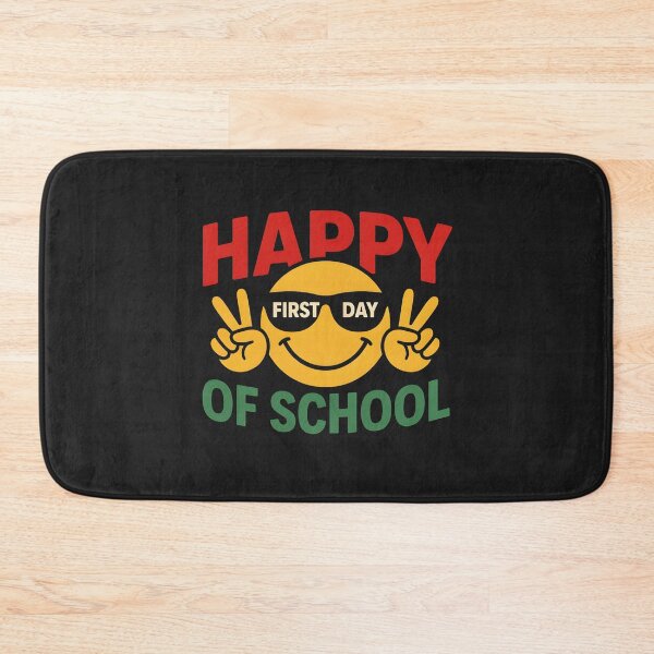 Item preview, Happy First Day of School Smiley Face Kids Classroom  designed and sold by dragonbol023.
