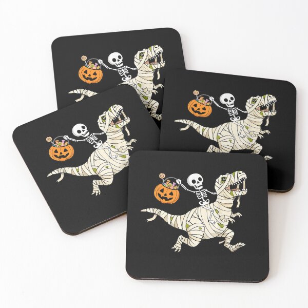 Item preview, Boys Halloween Skeleton Riding Dinosaur Mummy Trex Kids designed and sold by PhocoNibict.