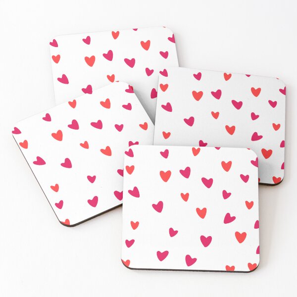 Item preview, Playful Heart Pattern – Cute Love Illustration designed and sold by DreamPixelPrint.
