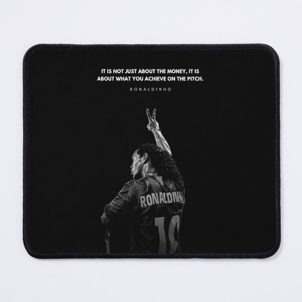 Item preview, Ronaldinho Motivational Quote Portrait designed and sold by SuccessInsanity.