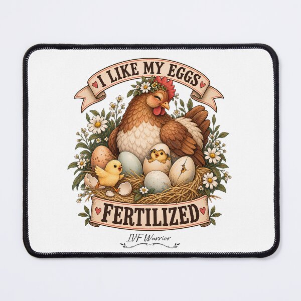 Item preview, I Like My Eggs Fertilized - Funny IVF Warrior Shirt Chicken Eggs Fertilized designed and sold by Neurospicy Trolls.