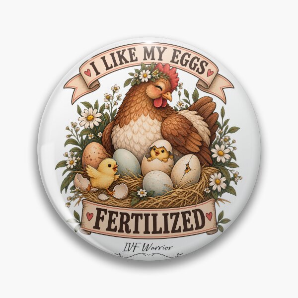 Item preview, I Like My Eggs Fertilized - Funny IVF Warrior Shirt Chicken Eggs Fertilized designed and sold by Neurospicy Trolls.