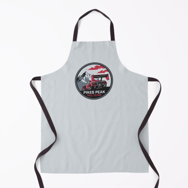 Item preview, Pikes Peak Hill Climb Race Car Mountain Badge Graphic designed and sold by KiwiRider.