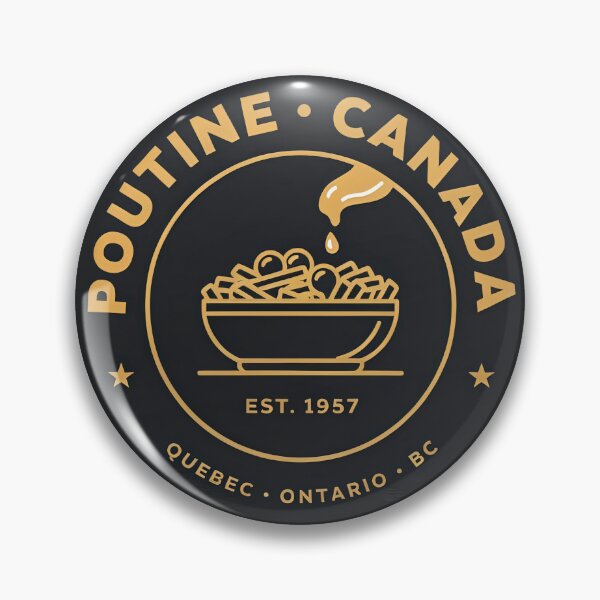 Item preview, Poutine Crest — Canada Circular Badge Logo designed and sold by Shutter-Dragon.