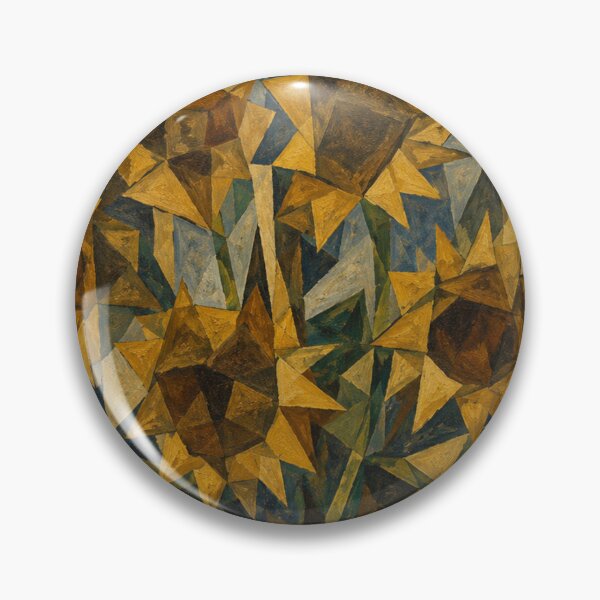 Item preview, Vincent Van Gogh's 'Sunflowers' in a Cubism Style designed and sold by Neon-Mama.