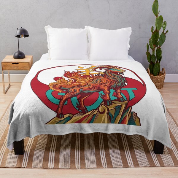 Item preview, Year of the Goat 2027 - Fiery Chinese Zodiac Ram designed and sold by taogiauco.