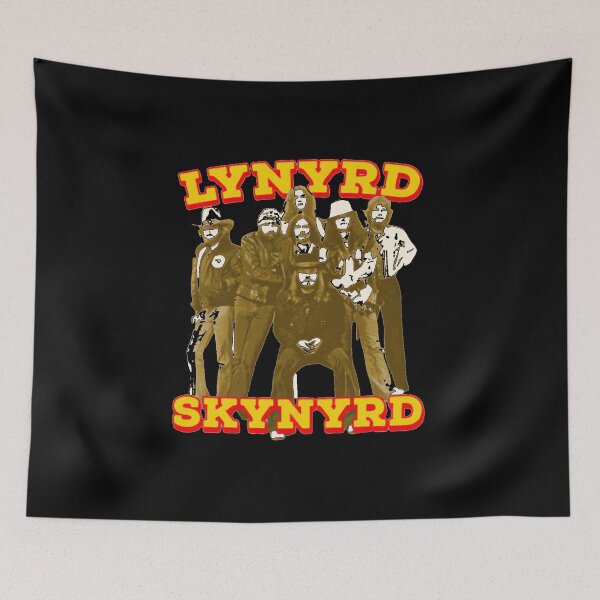 Item preview, Lynyrd Vintage Band Photo Gold Silhouette designed and sold by Nightingale47.