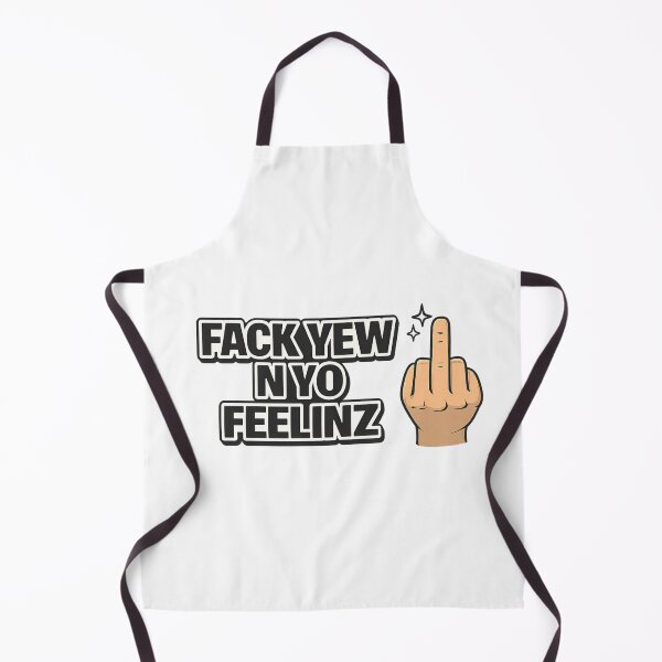 Item preview, Fack Yew N Yo Feelinz – Funny Sarcastic Attitude Meme Design designed and sold by SoulThread Studio.