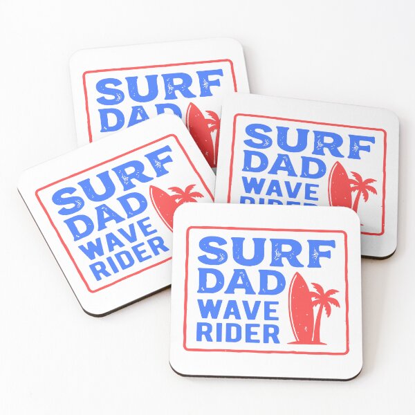 Item preview, Surf Dad Wave Rider Palm Surfboard Design designed and sold by NUSA NIPA.